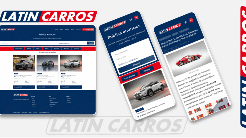LatinCarros.com: La plataforma número uno para publicar y vender vehículos gratis, ilimitadamente y en toda Latinoamérica En un mercado cada vez más competitivo, publicar tus vehículos de forma gratuita, ilimitada y con visibilidad regional puede marcar la diferencia entre vender hoy… o no vender nunca. Por eso, LatinCarros.com se ha consolidado como la plataforma más innovadora y efectiva para comprar y vender carros, motos, camiones, maquinaria pesada y todo tipo de vehículos en Latinoamérica. Y lo mejor de todo: ¡es completamente GRATIS! ¿Por qué anunciarte en LatinCarros.com? LatinCarros.com no es solo una página de clasificados. Es una herramienta digital diseñada para facilitar la compraventa de vehículos de manera rápida, segura y geolocalizada, siendo la única en su tipo en toda Latinoamérica que ofrece una experiencia integral tanto para vendedores como compradores. A continuación, te presentamos las razones por las que miles de usuarios ya han elegido LatinCarros.com: ✅ Publicaciones ilimitadas y sin costo Olvídate de pagar por publicar. En LatinCarros.com puedes subir todos los vehículos que desees, sin límite de anuncios, sin comisiones ni tarifas ocultas. Ideal tanto para particulares como para concesionarios y revendedores. ✅ Sistema de geolocalización por mapa ¿Vendes en Caracas, Medellín, Ciudad de México o Buenos Aires? Gracias a nuestro sistema de geolocalización, los compradores pueden ver los vehículos en venta directamente desde un mapa interactivo, facilitando búsquedas por ciudad, estado o zona geográfica. ¡Nadie más en el mercado lo tiene! ✅ Chat en tiempo real entre usuarios LatinCarros.com incorpora un sistema de mensajería instantánea, para que compradores y vendedores puedan conectarse directamente, sin intermediarios, de forma ágil y segura. ✅ Guarda tus anuncios favoritos ¿Te interesó un vehículo pero aún no estás listo para cerrar el trato? Con nuestra función de “guardar anuncios”, puedes crear tu lista personalizada y volver a ella cuando lo necesites. Práctico, eficiente y totalmente gratuito. 🌎 Presencia en toda Latinoamérica, con foco en Venezuela Si bien LatinCarros.com opera en todos los países de habla hispana, tenemos un enfoque especial en Venezuela, uno de los mercados más dinámicos y en crecimiento en el sector automotor. Aquí, las oportunidades de venta son mayores, con una demanda creciente y un ecosistema digital cada vez más activo. 🛡️ Seguridad y confianza Cada publicación pasa por filtros de control para garantizar la autenticidad de los anuncios y evitar fraudes. Además, nuestra plataforma cuenta con protocolos de protección de datos, brindando una experiencia segura para todos los usuarios. 💼 Ideal para concesionarios, agencias y vendedores independientes ¿Tienes un lote de vehículos o una agencia automotriz? LatinCarros.com es el canal perfecto para multiplicar tu visibilidad sin invertir un solo centavo. Súmate a nuestra red de anunciantes y expande tu presencia en mercados clave con herramientas de publicación y gestión diseñadas para facilitar tu trabajo. 📣 ¡Es momento de anunciarte con nosotros! Miles de usuarios nos visitan diariamente en busca de su próximo vehículo. No pierdas la oportunidad de ser parte del ecosistema automotor más moderno y efectivo de Latinoamérica. Regístrate hoy mismo en www.LatinCarros.com y empieza a publicar tus vehículos GRATIS e ILIMITADAMENTE. LatinCarros.com – Tu socio confiable para vender vehículos en toda Latinoamérica.