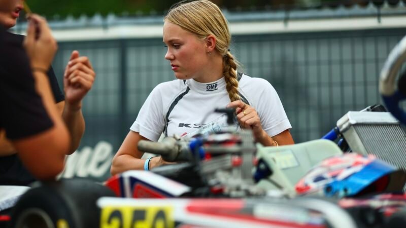 Roxanne Lantinga: la nueva joya neerlandesa que brilla en el karting europeo